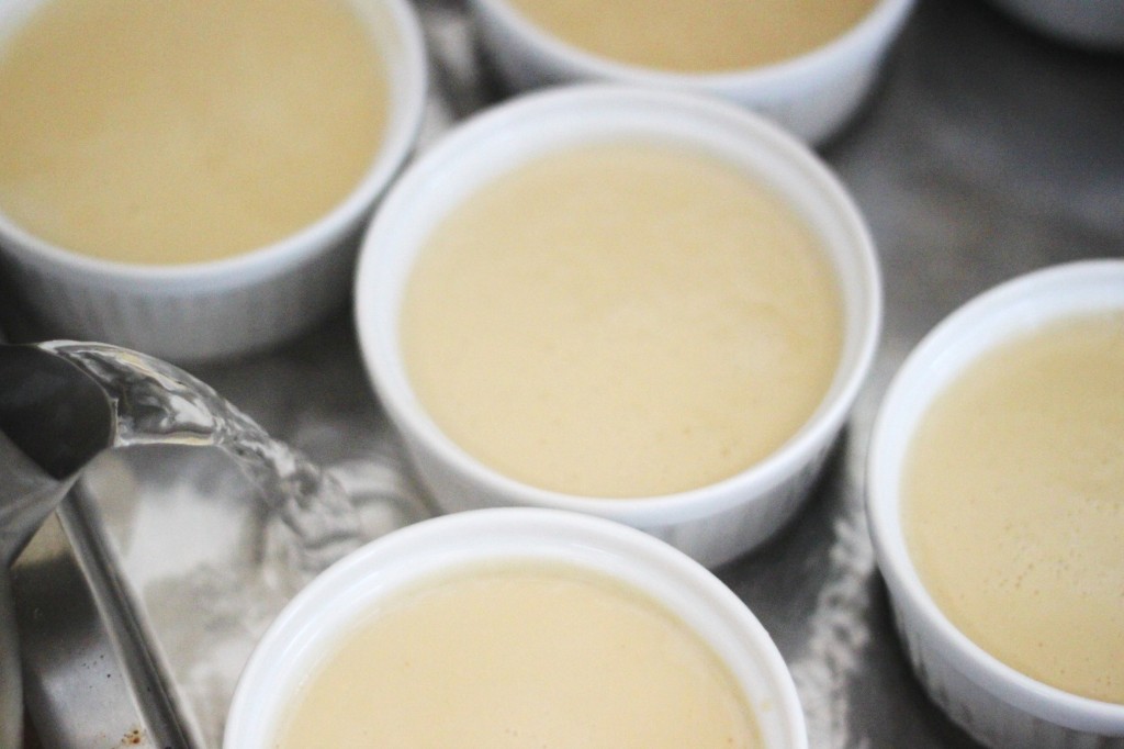 Butterscotch Pots de Crème with Caramel Sauce