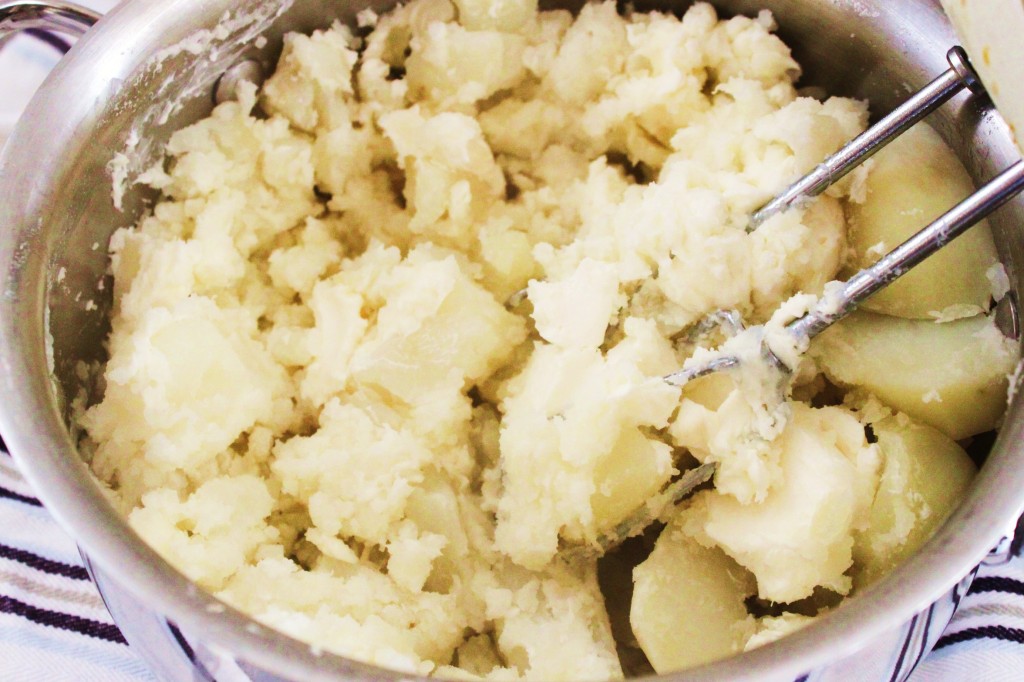 brown butter and smoked gouda mashed potatoes