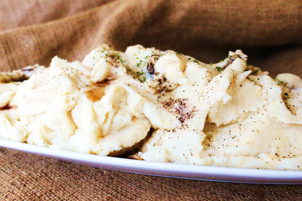brown butter and smoked gouda mashed potatoes