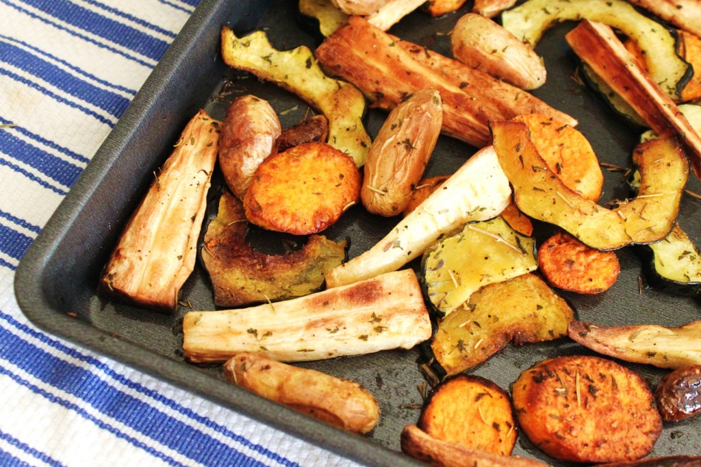 duck fat roasted root vegetables