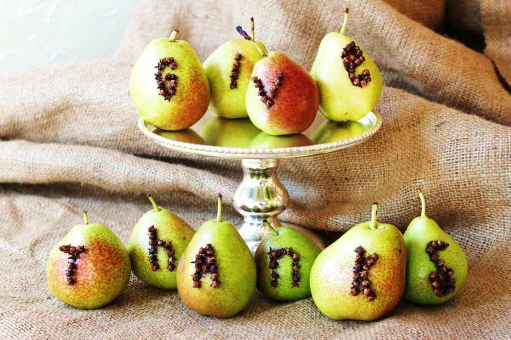 Thanksgiving Pear Decorations