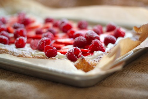 easy berry cheesecake tart