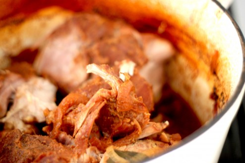 Pulled Pork with Apricot Molasses Barbecue Sauce