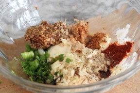 Corn Fritters with Piment D’Espelette Remoulade