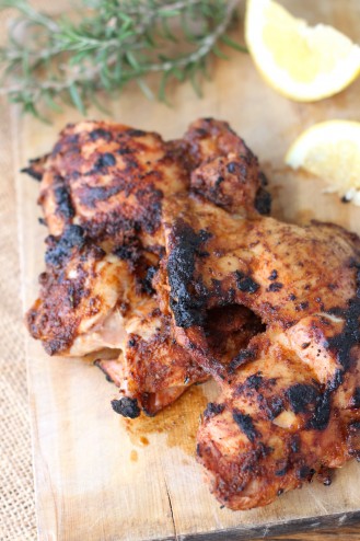 Smoky 6 Spice Grilled Chicken Thighs