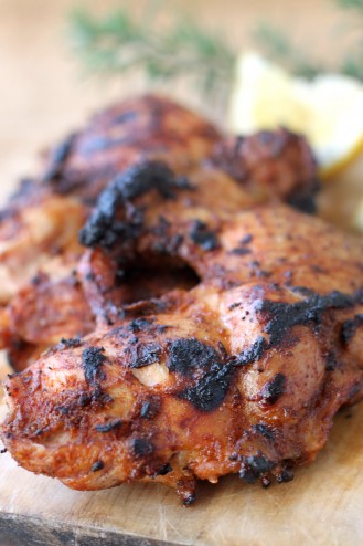 Smoky 6 Spice Grilled Chicken Thighs