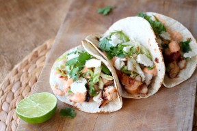 Korean Chicken Tacos